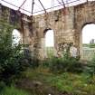 Example of graffiti on the walls (internal and external) of pump house standing on N side of graving dock no. 1.