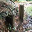 Remains of wooden sluice - from W - photograph from Standing Building Survey