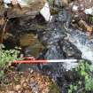Weir on secondary lade - from S - photograph from Standing Building Survey