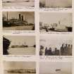 Eight photographs showing views of Alexandria Harbour, Egypt in 1915-1917.