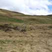 Walkover survey, View to S showing the remains of field systems and field clearance cairns, Pitmackie Hydro-Electric Scheme, Glen Quoich, Perthshire