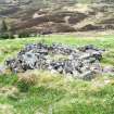 Walkover survey, Site 5, Building 2, viewed from the N, Pitmackie Hydro-Electric Scheme, Glen Quoich, Perthshire