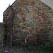 Building 3, north-east-facing gable wall, fabric and blocking