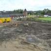 Watching brief, Pre-excavation of watching brief area, Esk Mills, Musselburgh