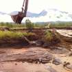 Watching brief, Peat being excavated, Police Headquarters, Blar Mhor