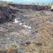 Watching brief, Paleochannel in gravel from NW, Police Headquarters, Blar Mhor