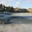 Archaeological evaluation, General view of site, Post Office Sorting Depot, Brunswick Road, Edinburgh