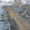 Archaeological evaluation, General view of trench, Post Office Sorting Depot, Brunswick Road, Edinburgh