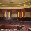 Historic building recording, General view of main north room and stage (Room 4) from S, Hillburn Road House, 44 Biggar Road, Edinburgh