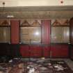 Historic building recording, General view of main lounge (Room 3) from W, Hillburn Road House, 44 Biggar Road, Edinburgh