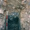 N facing section of test pit 3