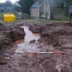 Watching brief, Drain excavated and waterlogging, Marchmont House, Greenlaw