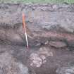 Watching brief, Wall footing [015], Marchmont House, Greenlaw