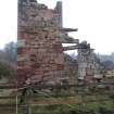 Watching brief, General shots of upstanding ruin, Marchmont House, Greenlaw