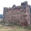 Watching brief, General shots of upstanding ruin, Marchmont House, Greenlaw