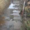 Archaeological evaluation, E-end of site showing modern scarping, in-filled area and boggy ground, Olympic Rings, Dundonald, Ayrshire