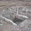 Excavation, Concrete structure/boiler room entrance [013], Craigpark Quarry, Ratho, Edinburgh