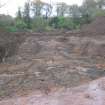 Excavation, Demolition pit [09] post excavation, Craigpark Quarry, Ratho, Edinburgh