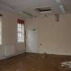 Historic building recording, No 5 (former post office), Room 1/2, general view from W, 4-5 West Park Place, Edinburgh