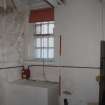 Historic building recording, No 5 (former post office), Room 0/6, detail of window from NE, 4-5 West Park Place, Edinburgh