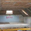 Historic building recording, West wing, General view of W wall from N, Braehead Mains, 603 Queensferry Road, Edinburgh