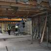 Historic building recording, Centre wing, General view of interior from E, Braehead Mains, 603 Queensferry Road, Edinburgh