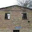 Historic building recording, N elevation, Detail of second floor windows from N, Kinleith Paper Mill, Currie