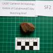 Trench 1 photograph, Pottery Fragment SF2, Colpy