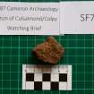 Trench 1 photograph, Pottery Fragment SF7, Colpy