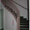 Historic building recording, Building A, General view of stair of room 2/2 from NE, Ashludie House, Monifieth, Dundee