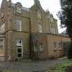 Historic building recording, Building A, General view of E elevation from SE, Ashludie House, Monifieth, Dundee