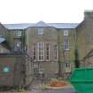 Historic building recording, Building A, General view of NE side of the house from NW, Ashludie House, Monifieth, Dundee
