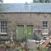 Historic building recording, Building B, General view of E elvation from E, Ashludie House, Monifieth, Dundee