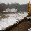 Archaeological evaluation, View of area B, Merchiston House, Brookfield