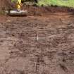 Top-soil strip, Post excavation shot of garage pot after being stripped, Walled Garden, Keir House, Bridge of Allan