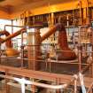 Historic building recording, Still House 1, General view of upper level copper stills and tuns, Macallan Distillery