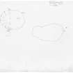 Archaeological excavation, Scanned drawing no 34 of pits [4030 and [901], Macallan Distillery
