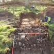 Archaeological Evaluation photograph, Lower Gauls Barrow, Bank material 0204