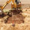 Archaeological Evaluation photograph, Lower Gauls Barrow, Location/working shots, Trench 03