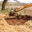 Archaeological Evaluation photograph, Lower Gauls Barrow, Location/working shots, Trench 03