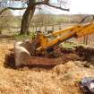 Archaeological Evaluation photograph, Lower Gauls Barrow, Location/working shots, Trench 03