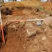 Archaeological Evaluation photograph, Lower Gauls Barrow, Stones 0303