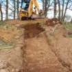 Archaeological Evaluation photograph, Lower Gauls Barrow, Working shots, Trench 03