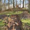 Archaeological Evaluation photograph, Lower Gauls Barrow, Location shots, wall 0204