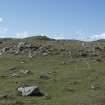 Pabbay, Lingay. View of burial cairn from E. 