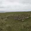 Pabbay, Lingay. Blackhouse, view from E. 