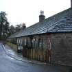 Historic building recording, W elevation, general view from S, Angus Folk Museum, Kirk Wynd, Glamis