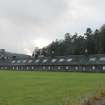 Historic building recording, E elevation, general view from NE, Angus Folk Museum, Kirk Wynd, Glamis