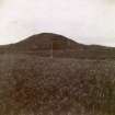 Photograph, distant view of Kilminster Broch (mound).