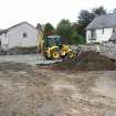 Watching brief, General view of site from NE, New Joiner's Shop, Ancaster Square North, Callander